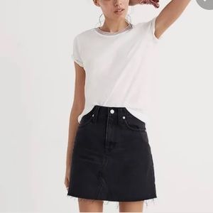 madewell black skirt size 26